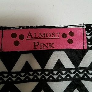 A black/ white dress